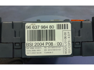  Pojistková skříňka 9663798480, 9663798480   Peugeot 207 CC 2007
