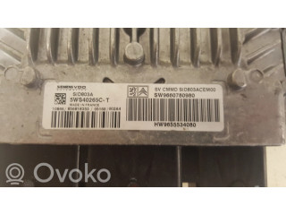 Řídící jednotka 9655534080SID803A, 9660780980   Peugeot 407 2006