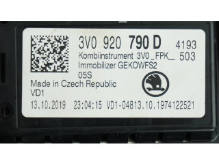 Přístrojová deska  Skoda Superb B8 (3V) 2016 3V0920790D, A3C0287210001  