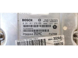 Блок управления 0281011278, P56044352AC   Jeep Cherokee III KJ
