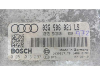 Блок управления двигателя 03G906021LS, 0281013297   Audi A3 S3 8P