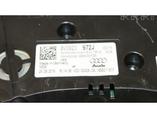 Панель приборов 8V0920972J   Audi A3 S3 8V       