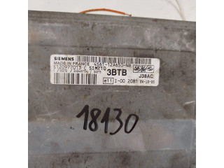 Блок управления двигателя 4S61-12A650-NB, S120977013C   Ford Fiesta