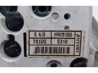 Přístrojová deska  Honda Civic 2001 78100S310, HR0287055  