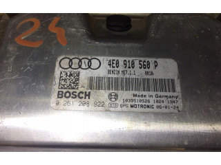Блок управления двигателем ECU 4E0910560P   Audi A8 S8 D3 4E