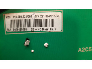 Панель приборов 9646465480, 110080221004   Peugeot 407       