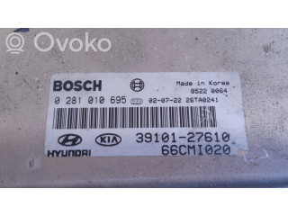 Řídící jednotka 02810101695, 3910127610   Hyundai Matrix 2003