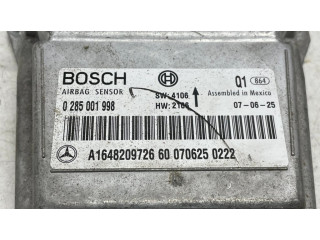 Блок подушек безопасности 0285001998, A1648209726   Mercedes-Benz ML W164