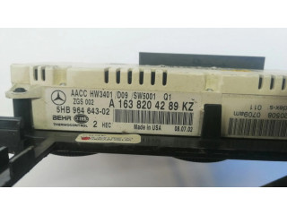 Блок управления климат-контролем A1638204289KZ   Mercedes-Benz ML W163