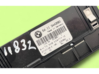 Блок управления климат-контролем 3443981, 3443981   BMW X3 E83