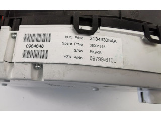Přístrojová deska  Volvo XC70 2015 31343325AA, PL2451  