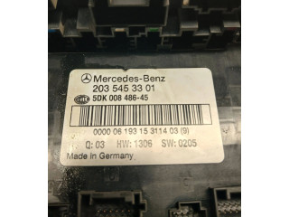   Pojistková skříňka 2035453301, 5DK00848645   Mercedes-Benz C W203 2001