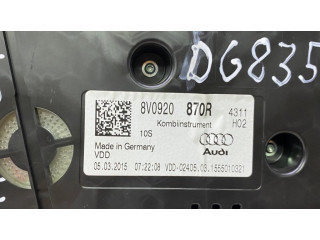 Панель приборов 8V0920870R, A2C53410306   Audi A3 S3 8V       