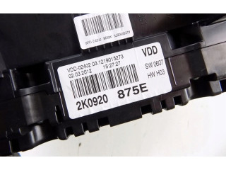 Přístrojová deska  Volkswagen Caddy 2012 2k0920875e  