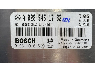 Řídící jednotka 0281015539, 0281015539   Mercedes-Benz Vaneo W414 2002