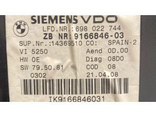 Přístrojová deska  BMW 3 E92 E93 2007 9166846, 698022744  