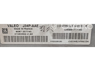 Řídící jednotka SW9661717780, SW9661717780   Peugeot 1007 2005