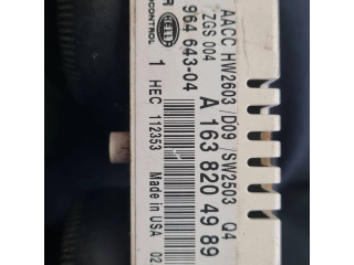 Блок управления климат-контролем A1638204989, 96464304   Mercedes-Benz ML W163