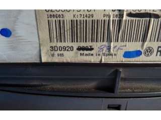 Přístrojová deska  Volkswagen Phaeton 2007 3D0920881F, 0263619101  