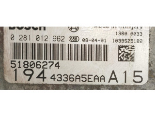 Řídící jednotka 0281012962, 0281012962   Fiat Croma 2009