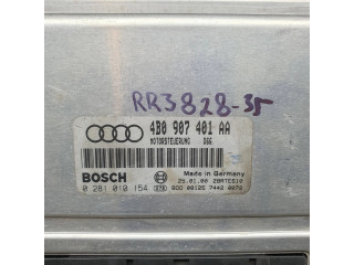 Блок управления двигателя 4B0907401AA, 0281010154   Audi A6 S6 C5 4B