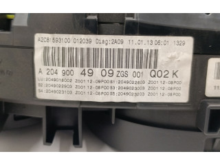 Přístrojová deska  Mercedes-Benz C W204 2012 A2049004909  