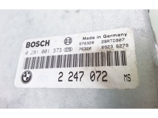 Блок управления двигателя 2247072, 0281001373    BMW 5 E39 1996 - 2003 года