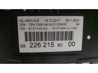 Přístrojová deska  Peugeot 2008 I 2017 982262158000, CUADROINSTRUMENTOS  