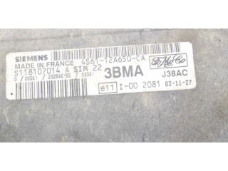 Блок управления двигателя 4S6112A650CA, S118107014   Ford Fiesta