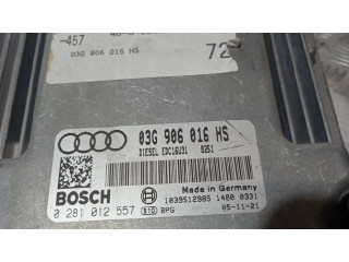 Блок управления двигателя 03G906016HS, 0281012557   Audi A6 S6 C6 4F