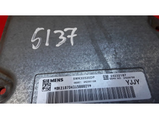 Блок управления двигателя 24232187, 24229790   Cadillac SRX