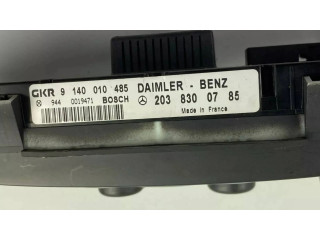 Блок управления климат-контролем A2038300785   Mercedes-Benz C W203