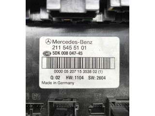   Pojistková skříňka 2115455101, 5DK00804745   Mercedes-Benz CLS C219 2005