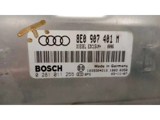 Блок управления двигателя 8E0907401M, 0281011255   Audi A6 S6 C6 4F