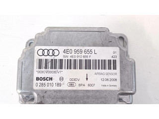 Блок подушек безопасности 4E0959655L, 0285010189   Audi A8 S8 D3 4E