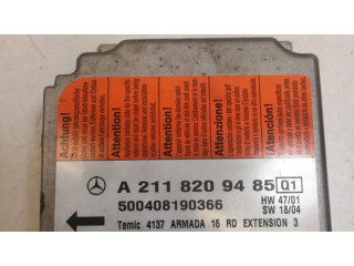 Блок подушек безопасности A2118209485   Mercedes-Benz E W211