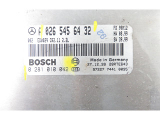 Řídící jednotka 0281010042, 0265456432   Mercedes-Benz E AMG W210 2000