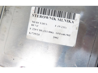 Řídící jednotka 0281010706, 6461530179   Mercedes-Benz E AMG W211 2002