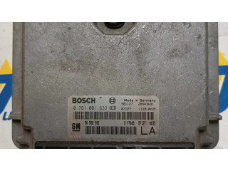 Блок управления двигателя 90508986, 0281001633   Opel Vectra B