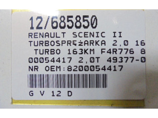  Турбина Renault Scenic II -  Grand scenic II  8200054417, 8200054417         