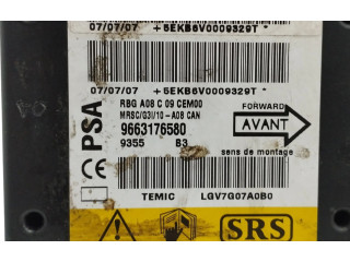 Блок подушек безопасности 9663176580   Peugeot 1007
