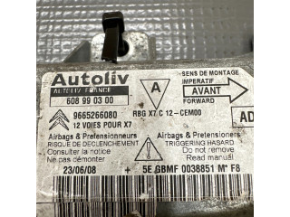 Блок подушек безопасности 9665266080, 608990300   Citroen C5