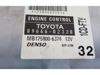 Řídící jednotka MB1758006374, 8966602320   Toyota Corolla E120 E130 2004