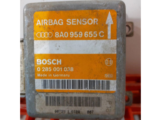 Блок подушек безопасности 8A0959655C, 0285001038   Audi 80 90 S2 B4