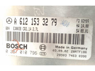 Řídící jednotka A6121533279, 0281010796   Mercedes-Benz ML W163 2003