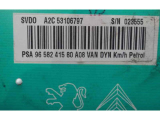 Přístrojová deska  Peugeot 207 CC 1950 9658241580A08  