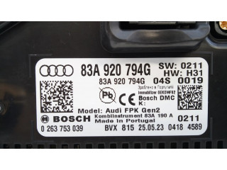 Панель приборов 83A920794G, 0263753039   Audi Q3 F3       