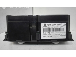 Блок управления климат-контролем 4E0919158D, 5NB00855206   Audi A8 S8 D3 4E