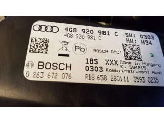 Přístrojová deska  Audi A6 C7 2012 4G8920981C, 0263672076  