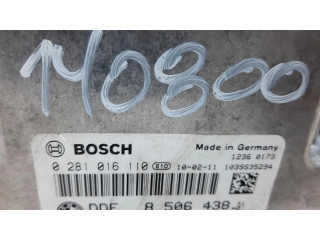 Řídící jednotka 0281016110, 140800   BMW X1 E84 2011